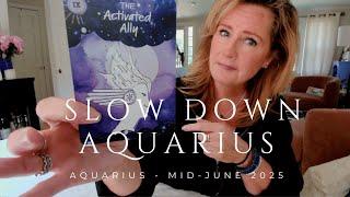 AQUARIUS : Patience Grasshopper, Magic Will UNFOLD Soon | Mid June 2025 Zodiac Tarot Reading