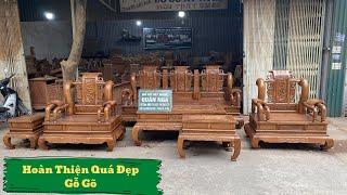 Đẹp Long Lanh Bộ Bàn Ghế Đáng Xem - Đồ Gỗ Quân Nga