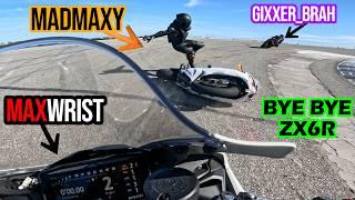 Motorcycle Influencers Take Over The Track