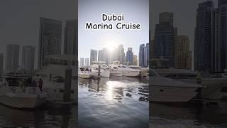 Dubai Marina Cruise #dubai #marina #cruise #boat #sunset #vacation #travel #shorts #foryou #xclusive