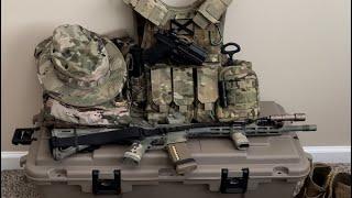 Budget friendly SHTF/Go to War load out. #shtf #war #budget #army #ar15 #bugout #tactical #trending