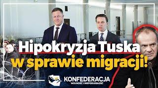 Hipokryzja Tuska ws. imigracji! Konfederacja #Migranci