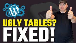 Fix Your Ugly WordPress Tables in 5 Minutes or Less! | Tableberg Plugin Tutorial