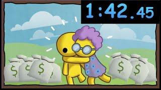 Wobbly life SPEEDRUN Worldrecord | 1m 42s