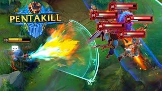 40 SATISFYING LEAGUE OF LEGENDS PENTAKILLS!