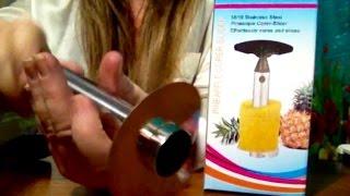 Pineapple Corer Slicer, Product Review, Info, Amazon.com, Soft Spoken, ASMR, Chewing Gum