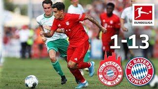 Coutinho's first Goal for Bayern | FC Bayern München 13-1 Vilshofen | Highlights