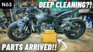 Rebuilding A Wrecked 2020 Kawasaki Ninja ZX10R - Part 3