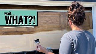 Faux Wood Door -  Gel Stain - DIY - How To Make Your Door Look Like Wood