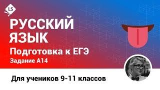 Как решать А14 - 2. Русский язык. ЕГЭ. [Курсы ЕГЭ/ОГЭ] | LancmanSchool