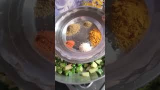 Mashala Bhindi recipe। tasty food vlog short। #bhindi #sabji #shorts #bollywood #music #song #love