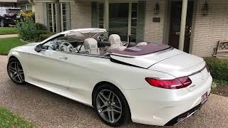 2019 Mercedes S560 Cabriolet with SmarTop module