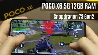 Poco X6 5G PUBG Test  Snapdragon 7s Gen 2 PUBG  All Graphics Settings and Gyroscope