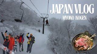 JAPAN VLOG - Snowboarding Some of the deepest early season snow ever recorded in Japan!