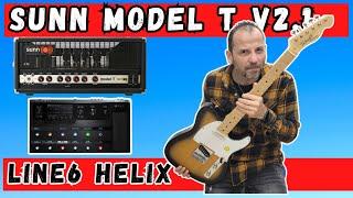 Tokai ATE52 Tele - SUNN MODEL T AMP - PRESET PER LINE 6 HELIX FLOOR/LT/RACK/NATIVE