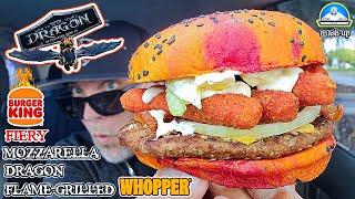 Burger King® Fiery Mozzarella Dragon Flame Grilled Whopper Review!  | Mash-Up | theendorsement