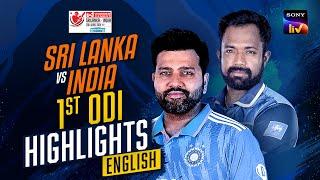1st ODI | English | Highlights | India Tour Of Sri Lanka | 2nd August 2024