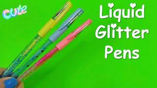  How to Make GLITTER LAVA PEN | DIY Cute School Supplies Make at Home