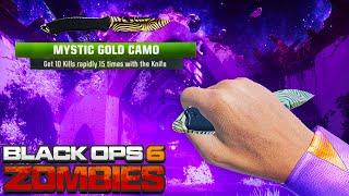 Unlocking the "MYSTIC GOLD" Knife is NOT WHAT I EXPECTED - BLACK OPS 6: ZOMBIES