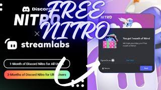 Unlock 3 Months of FREE Discord Nitro with Streamlabs!