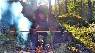 3 Tage Solo-Bushcraft und Camping in der Wildnis