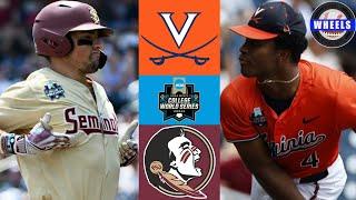 #12 Virginia vs #8 Florida State | Elimination Game College World Series | 2024 College Baseball