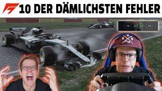 DIE 10 BLÖDSTEN FEHLER, DIE EUCH IN FORMEL 1 GAMES PASSIEREN KÖNNEN