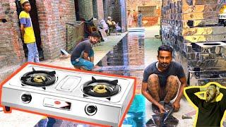 गैस स्टोव बनाने की प्रक्रिया Amazing Process Of Making Gas Stove With Stainless steel