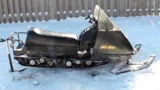 Modified skidoo elan 277 long track rotax over 8000 rpm!