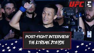 UFC Singapore | Post-Fight Interview | The Korean Zombie