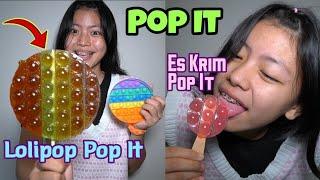 BIKIN PERMEN LOLIPOP POP IT DAN ES KRIM POP IT ! Gampang Banget