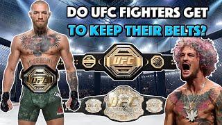 Do UFC Fighters Get To Keep Their Belts? An EXTRAORDINARY ACHIEVEMENT! Does this SURPRISE you?