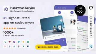 Make Urbanclap Clone app | make Handyman Home Service Flutter App | make handyman service app