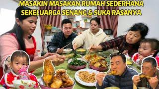 MAKAN MALAM BERSAMA KELUARGA GORENG IKAN & TUMIS BERBAGAI SAYURAN, SEDERHANA TAPI ENAK