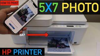 How To Print 5X7 Photo On HP Printer ?