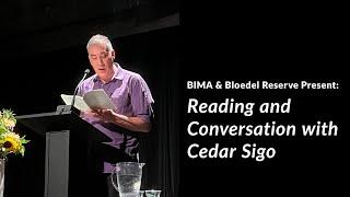 Cedar Sigo Poetry Event 3 9 25