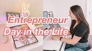 ENTREPRENEUR DAY IN THE LIFE VLOG, Small Business Owner Vlog, Self Employed Vlog