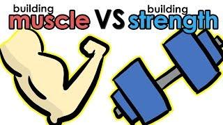 Building Muscle Vs Building Strength - What's the Difference?