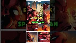 Red Hulk vs Spider-Man fight in the comics?