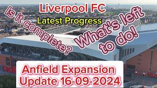 Liverpool FC Anfield Stadium Expansion Update 16-09-2024