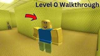Shrek in The Backrooms (Roblox) Level 0 Walkthrough [REUPLOAD]