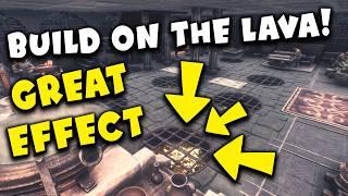 Great Ground Effect! | Base Building on Lava in Volcano Terrain | Conan Exiles