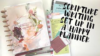 Faith Happy Planner Set Up | Scripture Writing Plan | Seasons of Prayer - Spring | Creative Faith Co