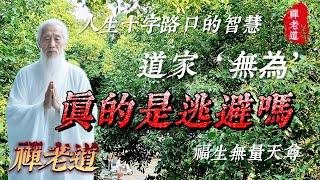 人生十字路口的智慧,道家無為,真的是逃避嘛.#禪老道 #道家哲學 #道家思想 #人生道理 #人生感悟 #人生智慧 #佛學 #正能量 #禪語 #禪語錄 #老人言 #道家文化 #道家智慧 #道家养生