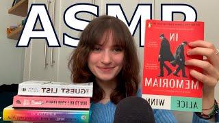 ASMR ~ Book Sounds ONLY (no talking, fast fingertip tapping, scratching, gripping etc...)