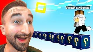 NEVER Ending Lucky Block Race Prank In Minecraft