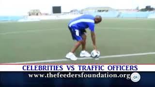 Ayo Gold at the Novelty football match between Nigeria celebrities and Top Police, Lastma, Road Saf