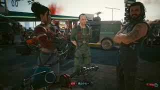 Cyberpunk 2077 窮追猛打 加油站 一言不合就開戰