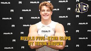 Rivals Five-Star clips: 2026 OL target Kevin Brown