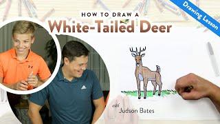 How to Draw a White-Tailed Deer | Keilen Corner Drawing Lesson